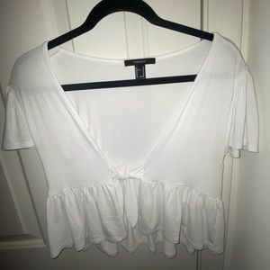 White going out top